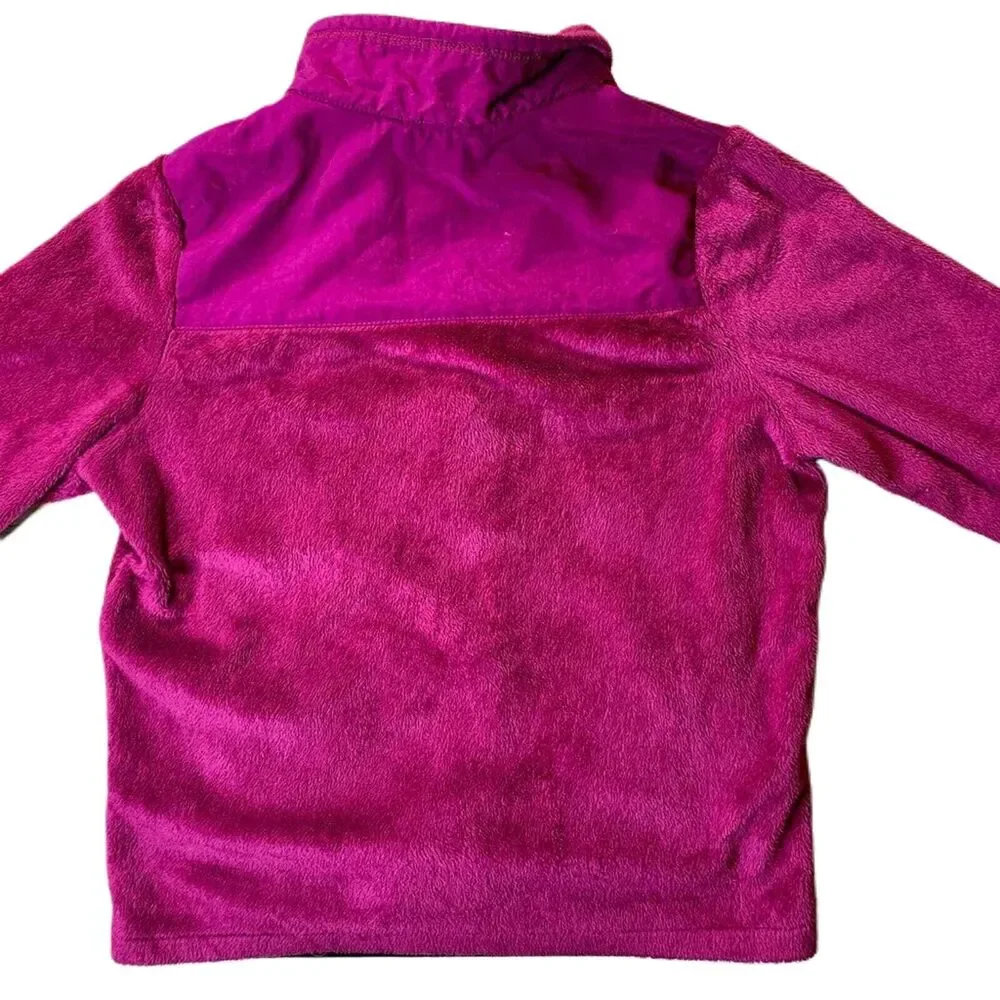 Children’s Place‎ dark pink fuzzy fleece jacket 14